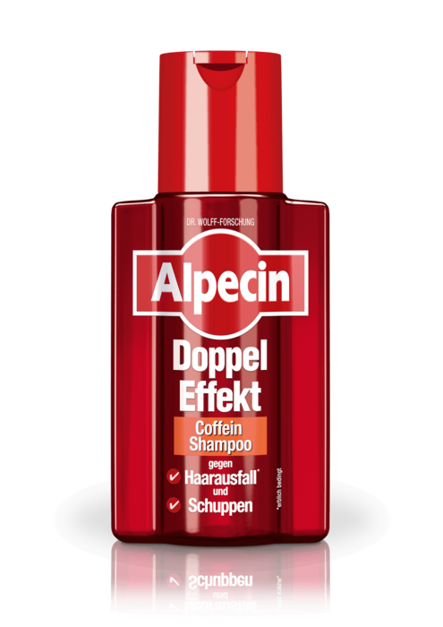 [Translate to en_DE:] Alpecin Doppel Effekt Coffein-Shampoo