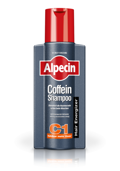 Alpecin Coffein-Shampoo C1 gegen erblich bedingten Haarausfall