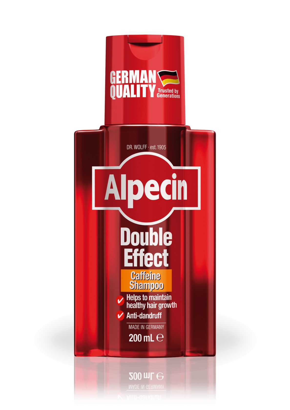 subtropisk Lækker Hæl Alpecin Double-Effect Caffeine Shampoo works against dandruff and  strengthens the hair roots