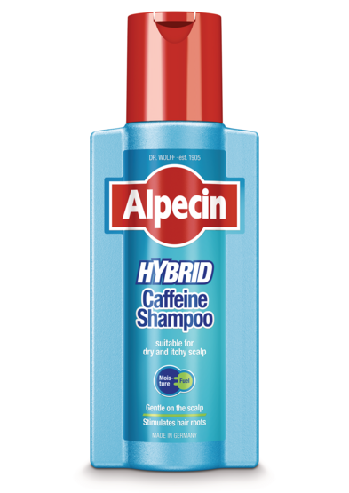 Alpecin Hybrid Caffeine Shampoo til følsom eller kløende hovedbund