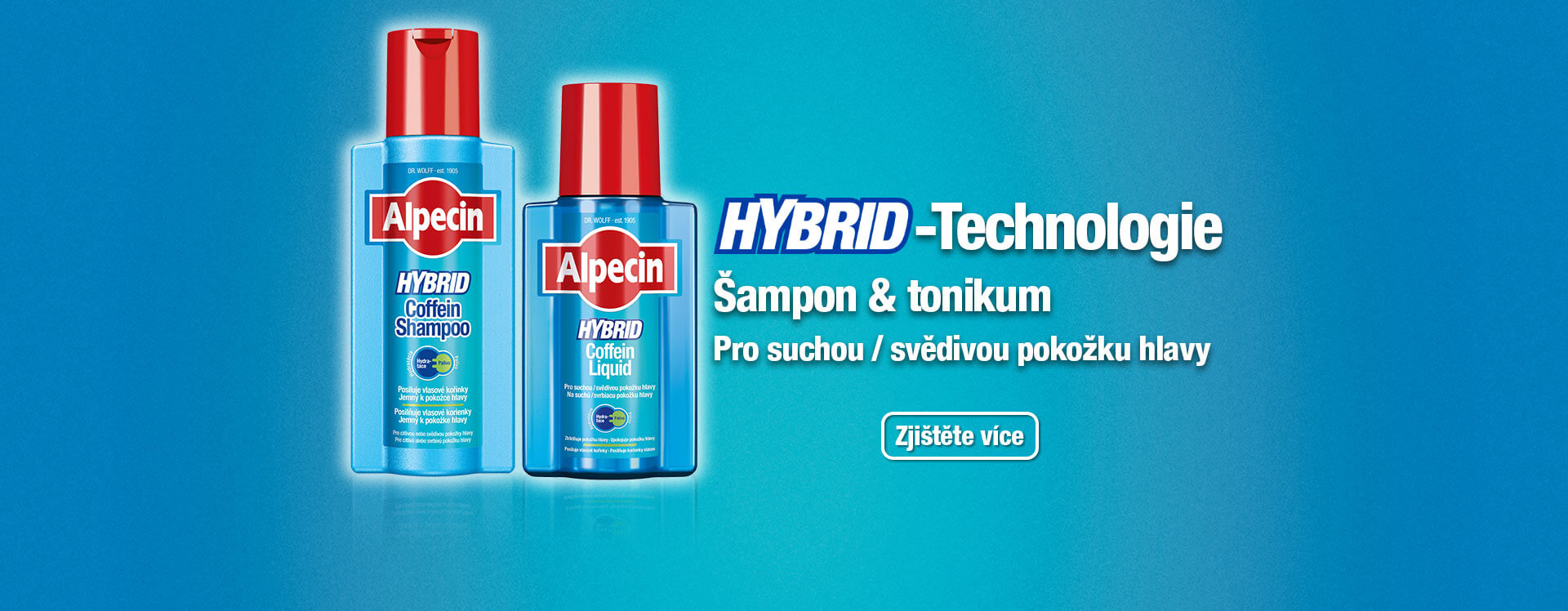 Alpecin Hybrid-Technologie pro suchou / svědivou pokožku hlavy