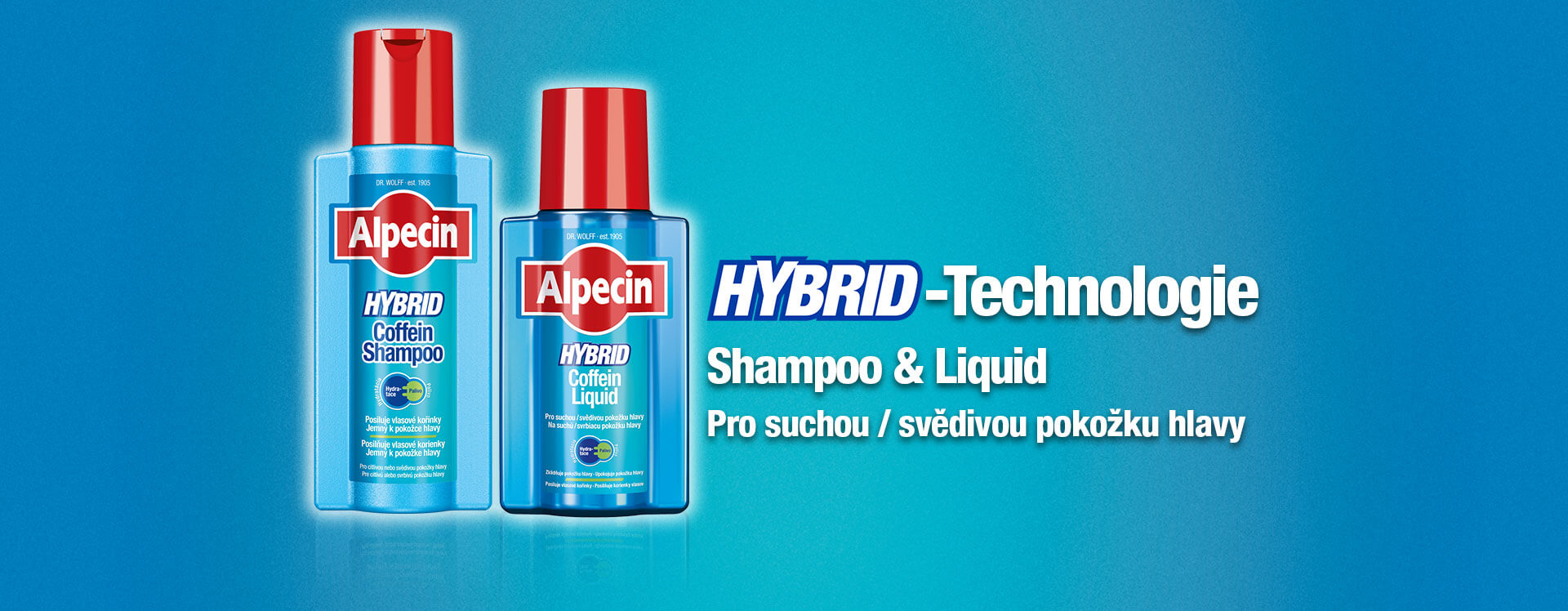 Alpecin HYBRID-Technologie pro suchou / svědivou pokožku hlavy