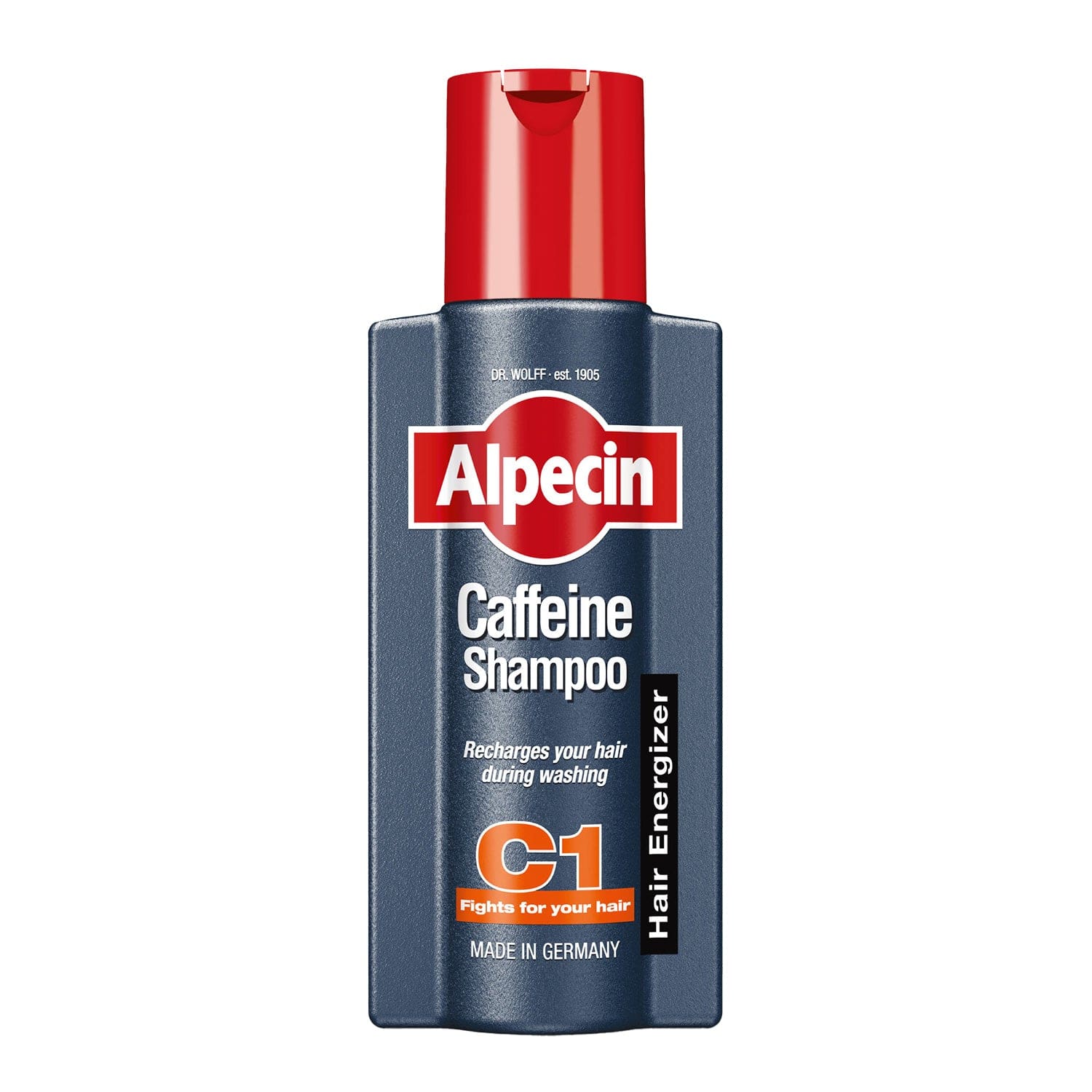 Alpecin Caffeine Shampoo C1 helps hair feel stronger